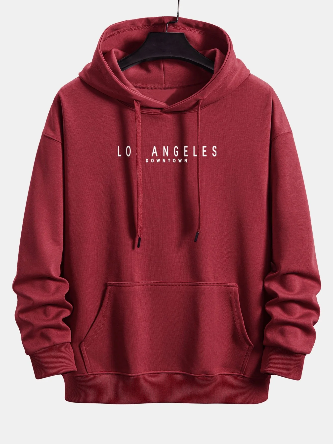 Simon | Los Angeles Print Relax Fit Hoodie - Image 8