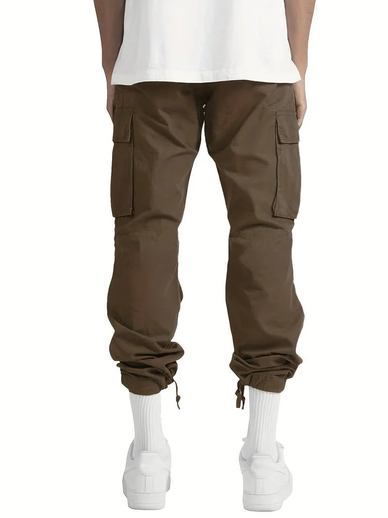 Sófocles® | Solid Cotton Blend With Multiple Flap Pockets For Men - Image 19