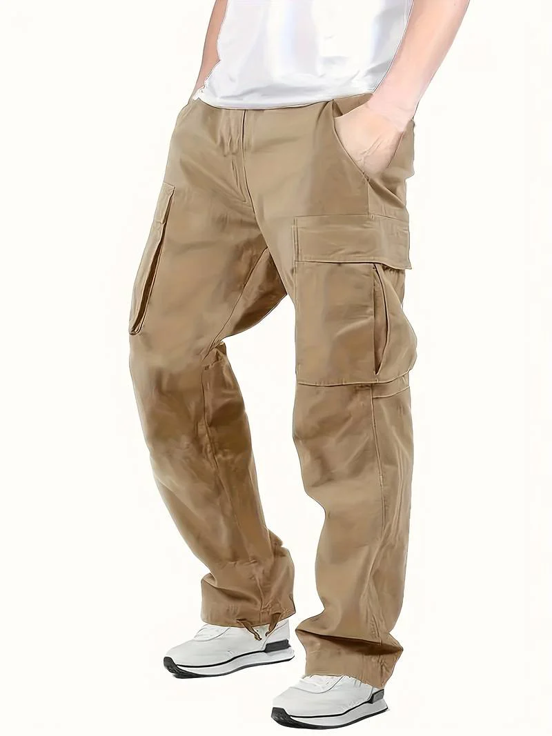 Sófocles® | Solid Cotton Blend With Multiple Flap Pockets For Men - Image 24