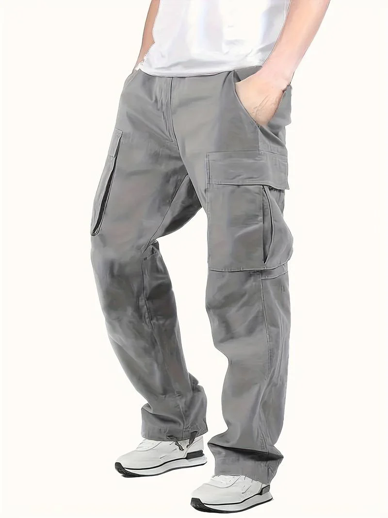 Sófocles® | Solid Cotton Blend With Multiple Flap Pockets For Men - Image 25