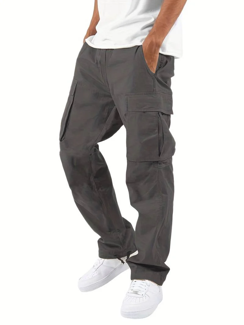 Sófocles® | Solid Cotton Blend With Multiple Flap Pockets For Men - Image 29