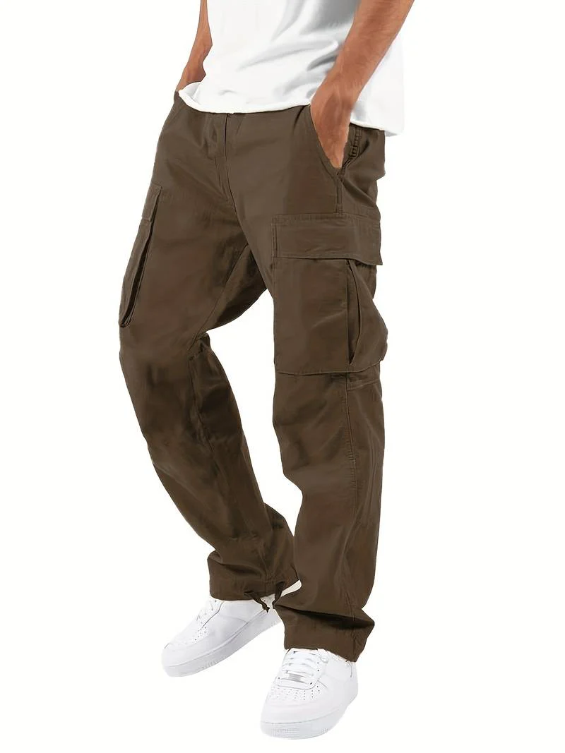 Sófocles® | Solid Cotton Blend With Multiple Flap Pockets For Men - Image 32