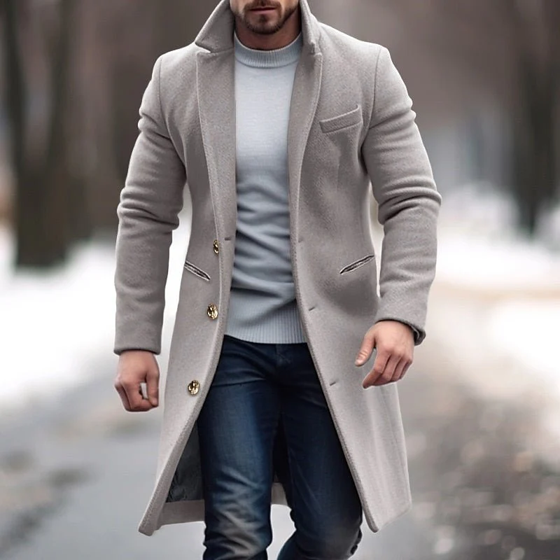 Spartacus | Ulbrand – Elegant men's long winter coat - Image 2