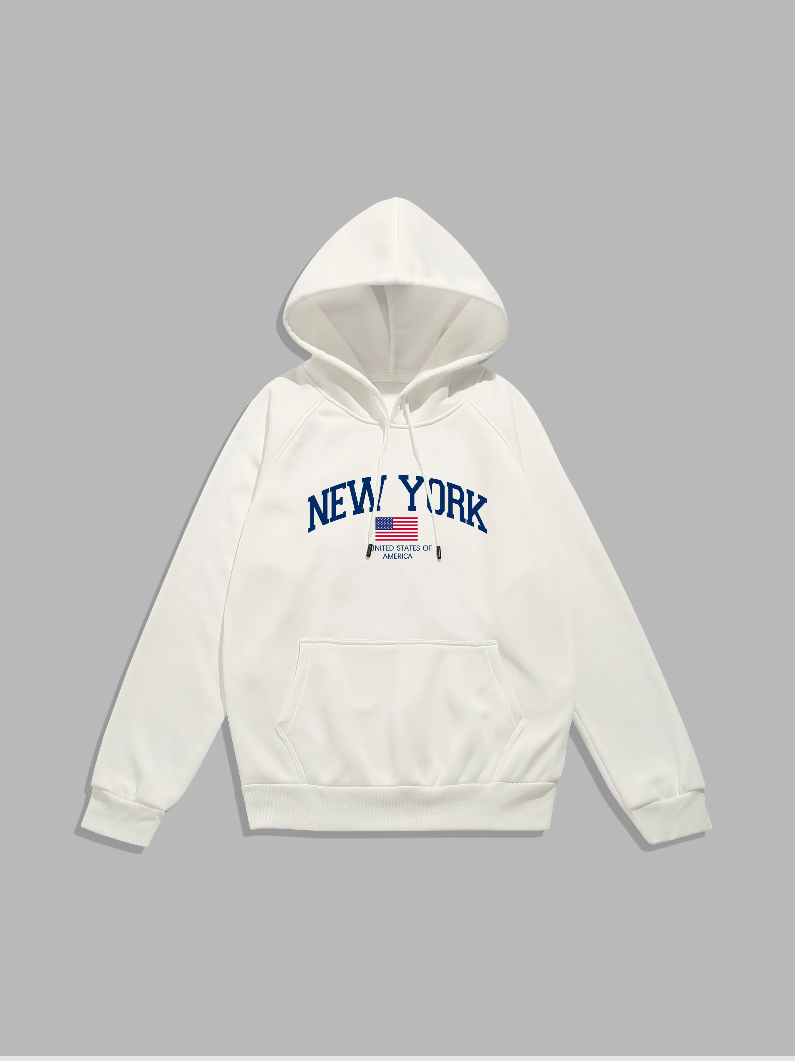 Spencer | New York Flag Print Hoodie - Image 4