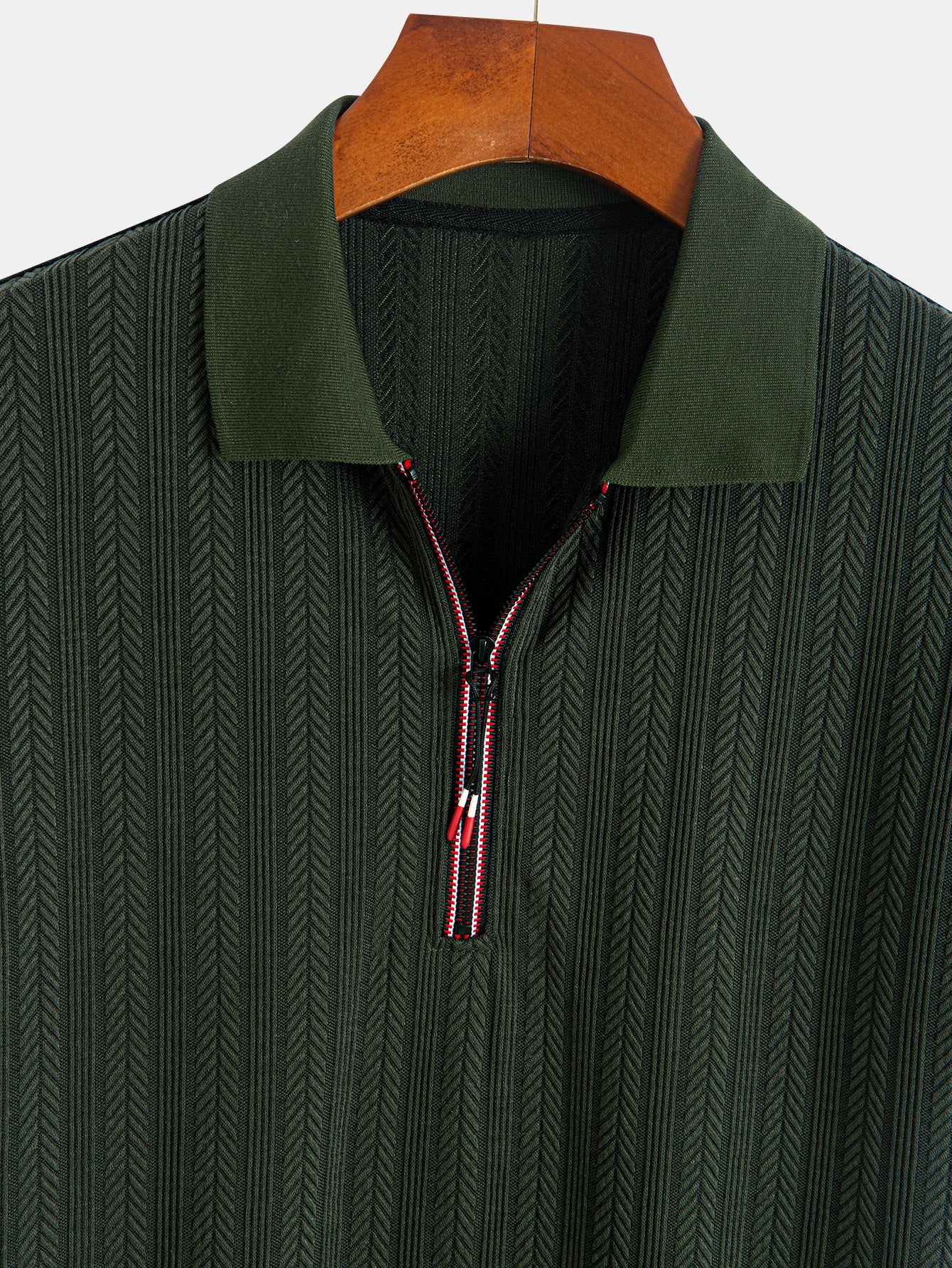Stanley® | Textured Zipper Polo - Image 15