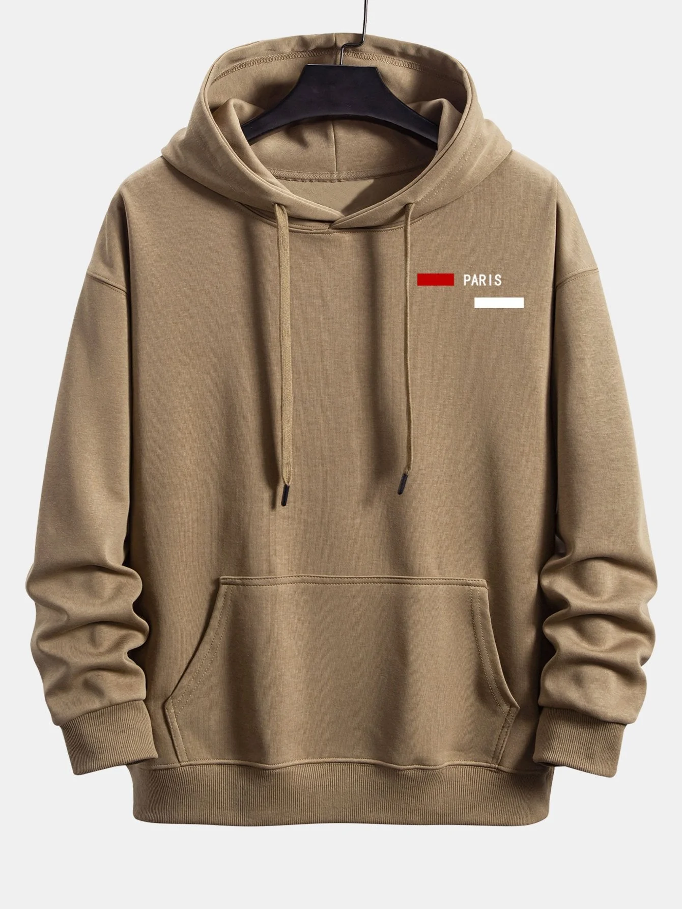 Stellan | Paris Stripe Print Relax Fit Hoodie - Image 4