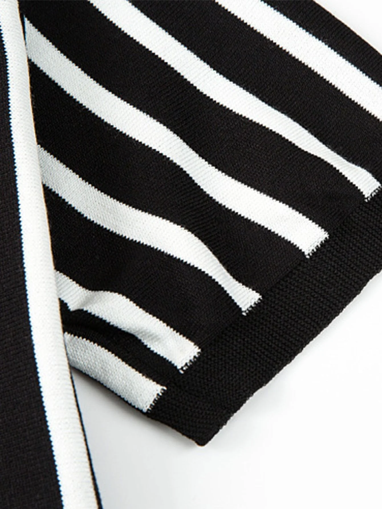 Stephen | Striped Short Sleeve Sweater Polo - Image 5