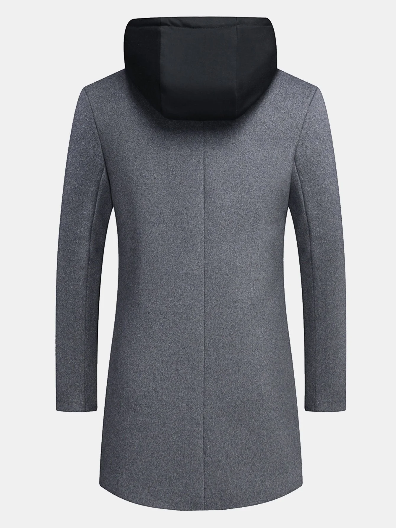 Sterling | Detachable Hooded Woolen Overcoat - Image 10