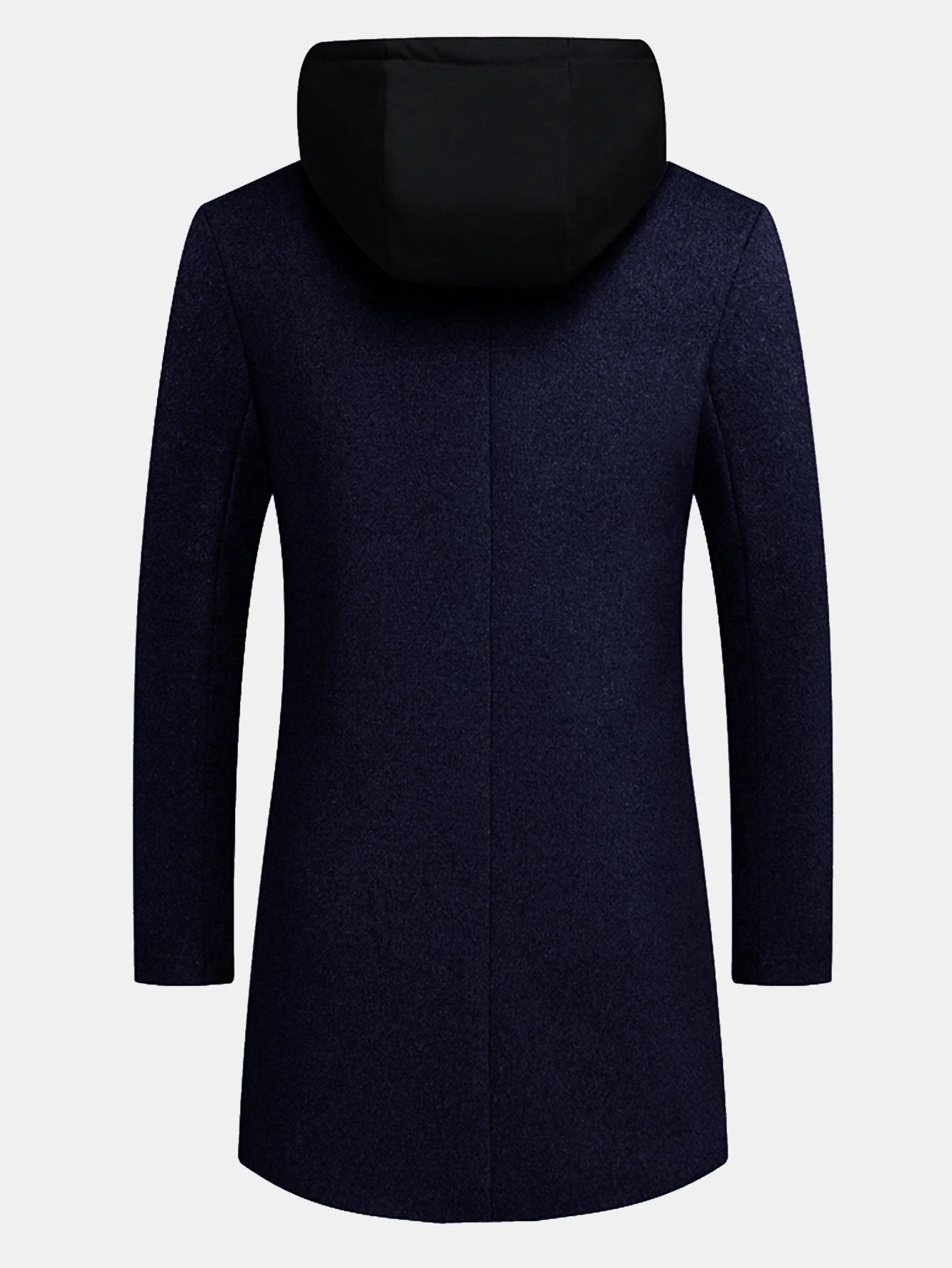 Sterling | Detachable Hooded Woolen Overcoat - Image 16