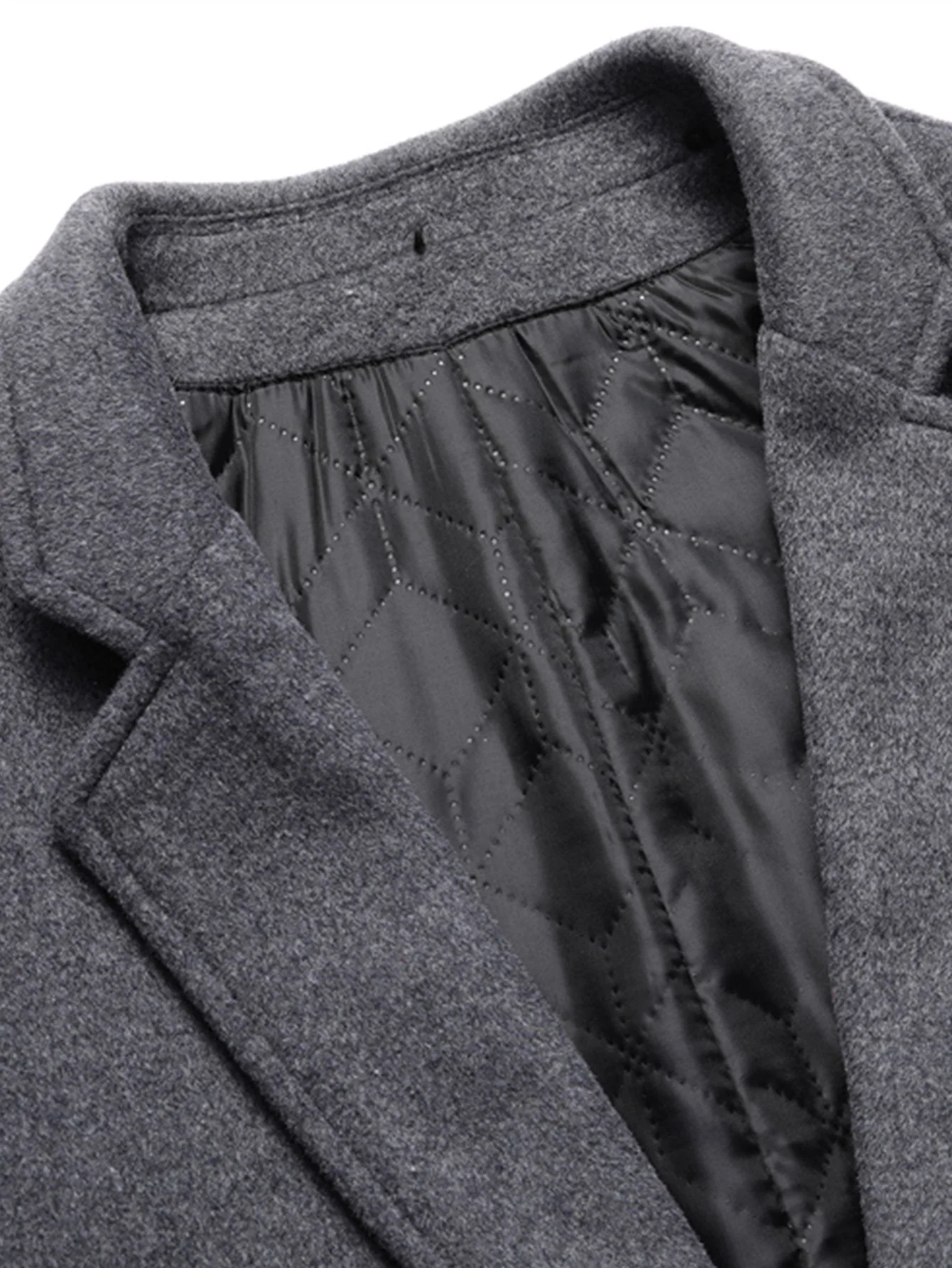 Sterling | Detachable Hooded Woolen Overcoat - Image 3
