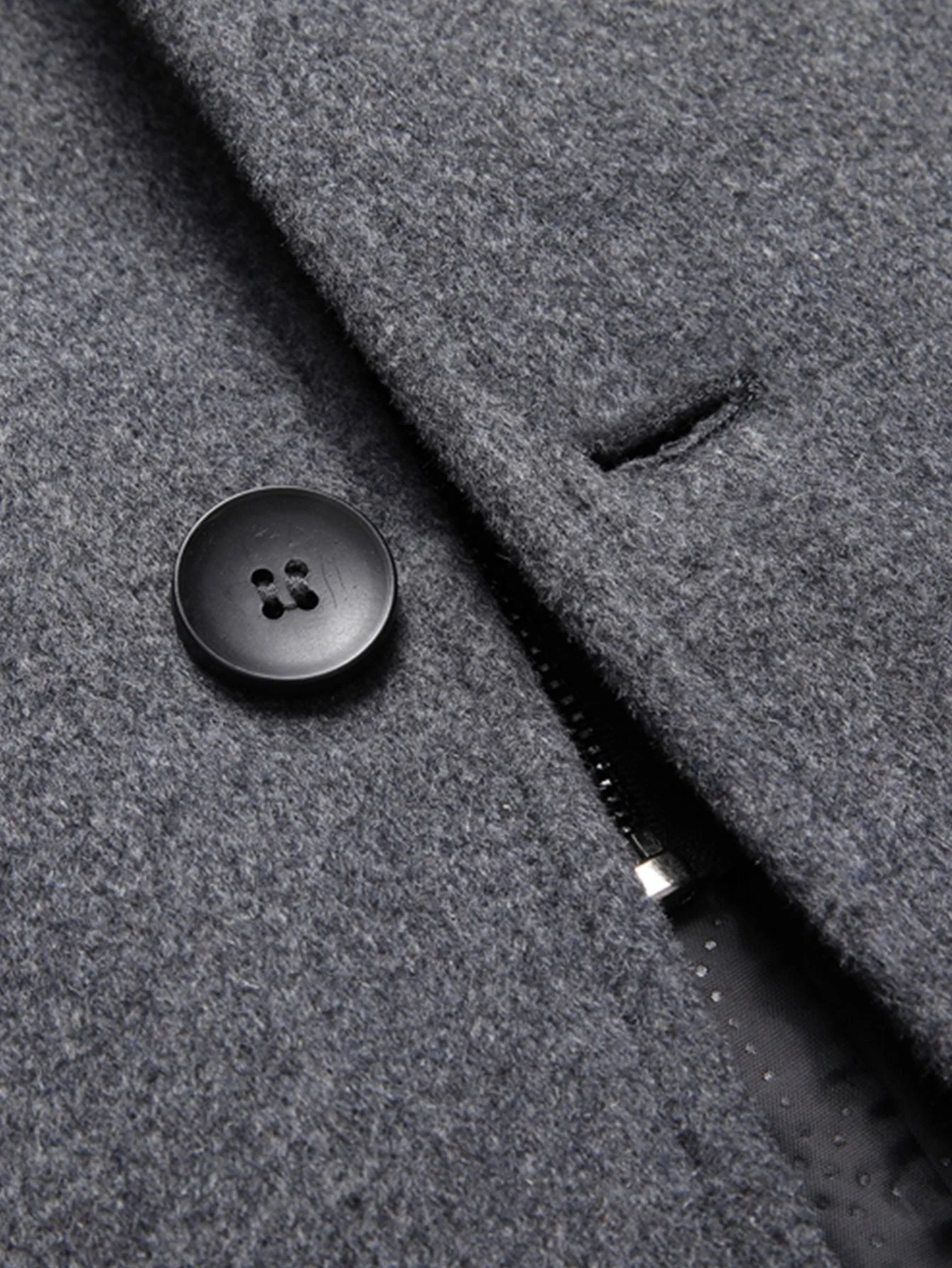 Sterling | Detachable Hooded Woolen Overcoat - Image 8