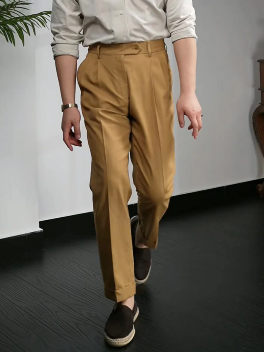 Steve® | Linen-Cotton Trousers - Image 2