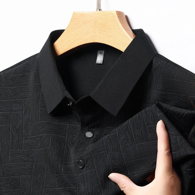 Steve® | Luxury Polo With Pattern - Image 11