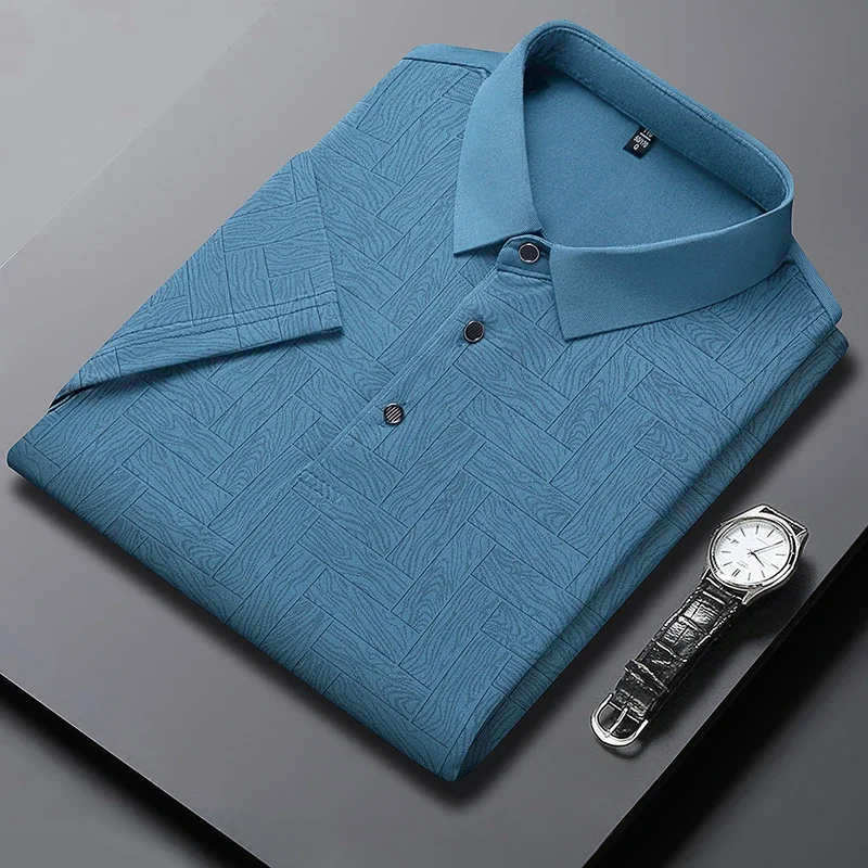Steve® | Luxury Polo With Pattern - Image 4