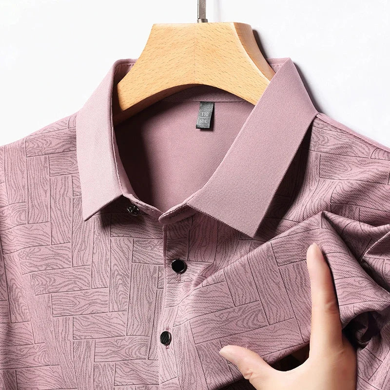Steve® | Luxury Polo With Pattern - Image 7