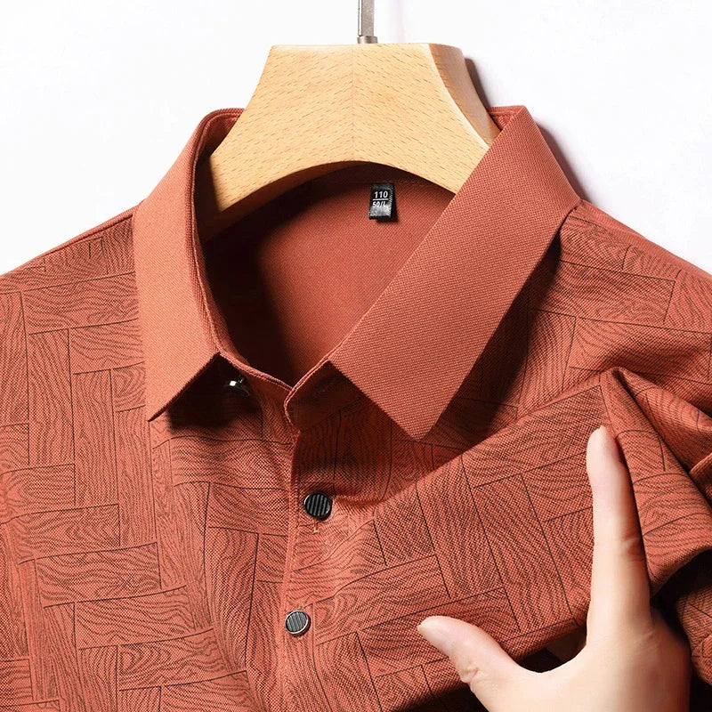 Steve® | Luxury Polo With Pattern - Image 8