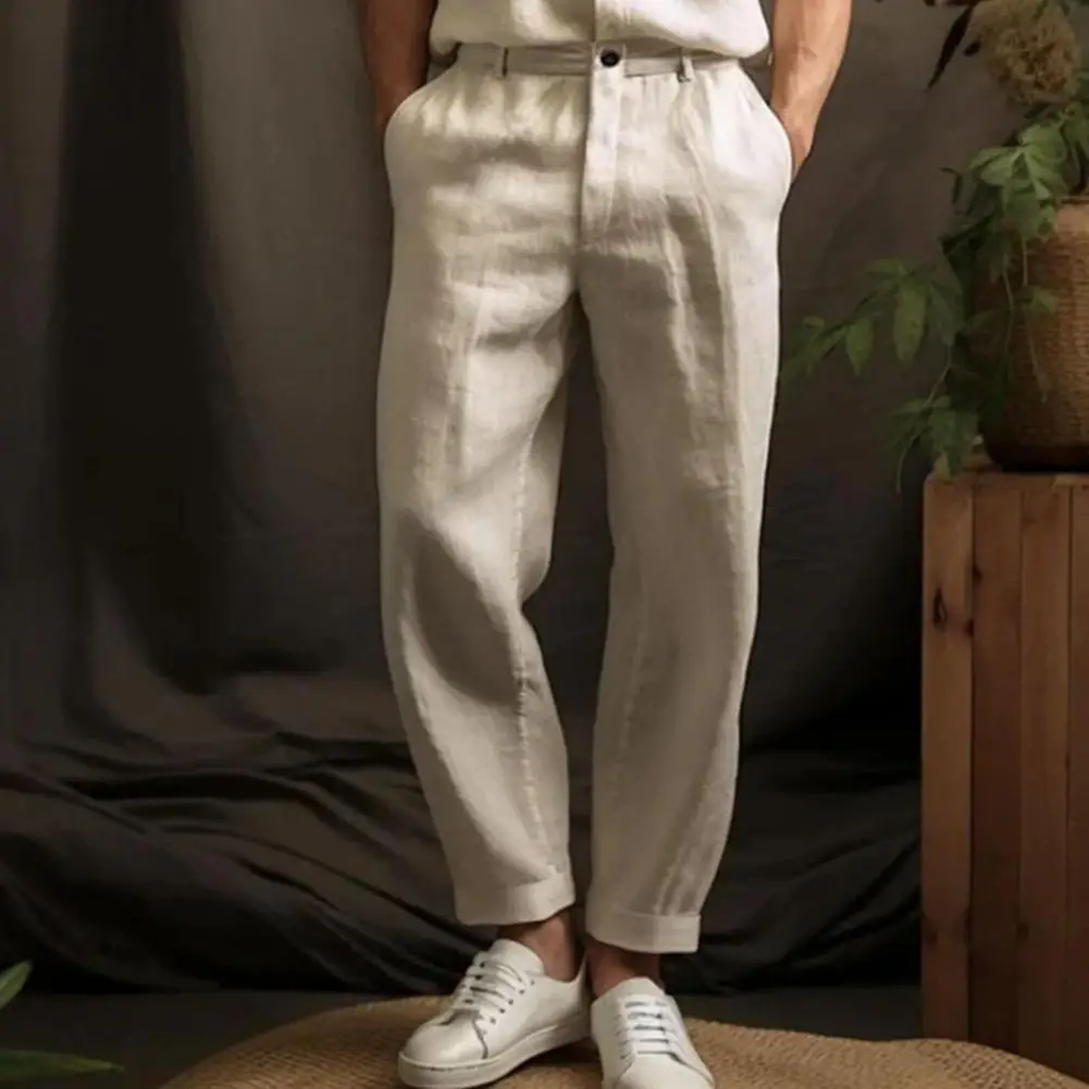 Stone | Cagliari Linen Pants - Image 2