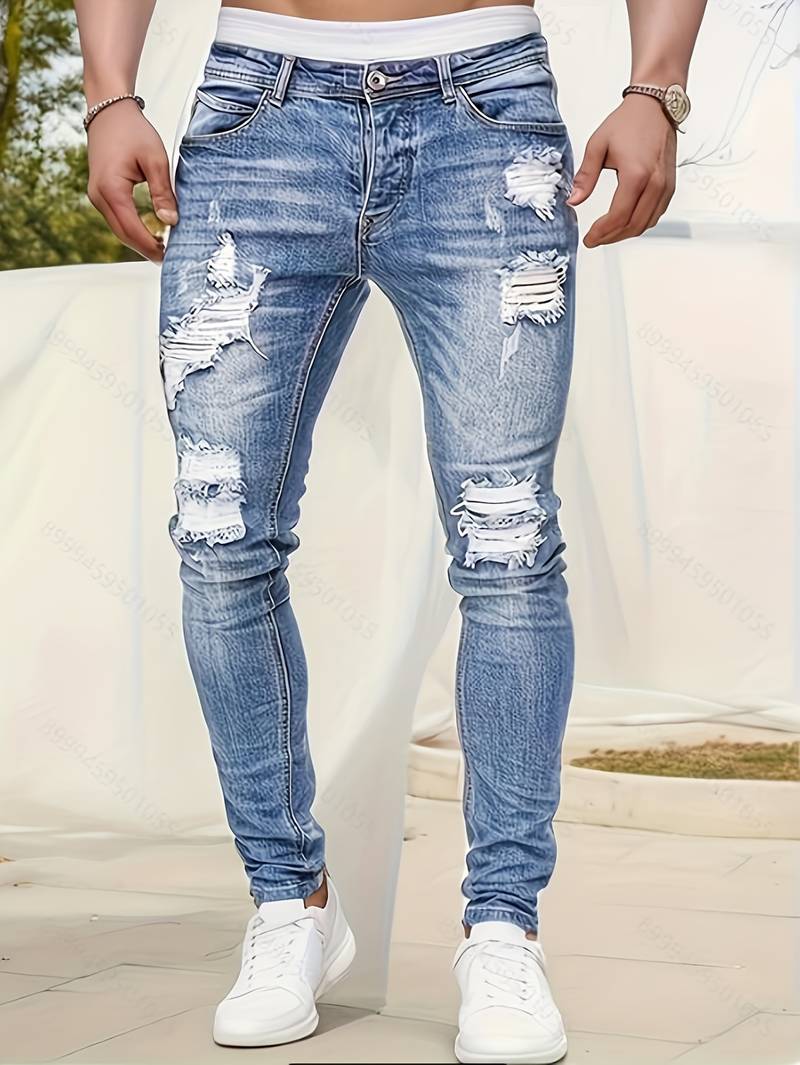 Suetonio® | Slim-Fit Jeans With Casual Rips - Image 9