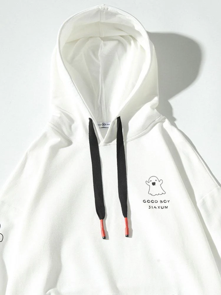 Sylvan | Relax Fit Ghost Print Hoodie - Image 10