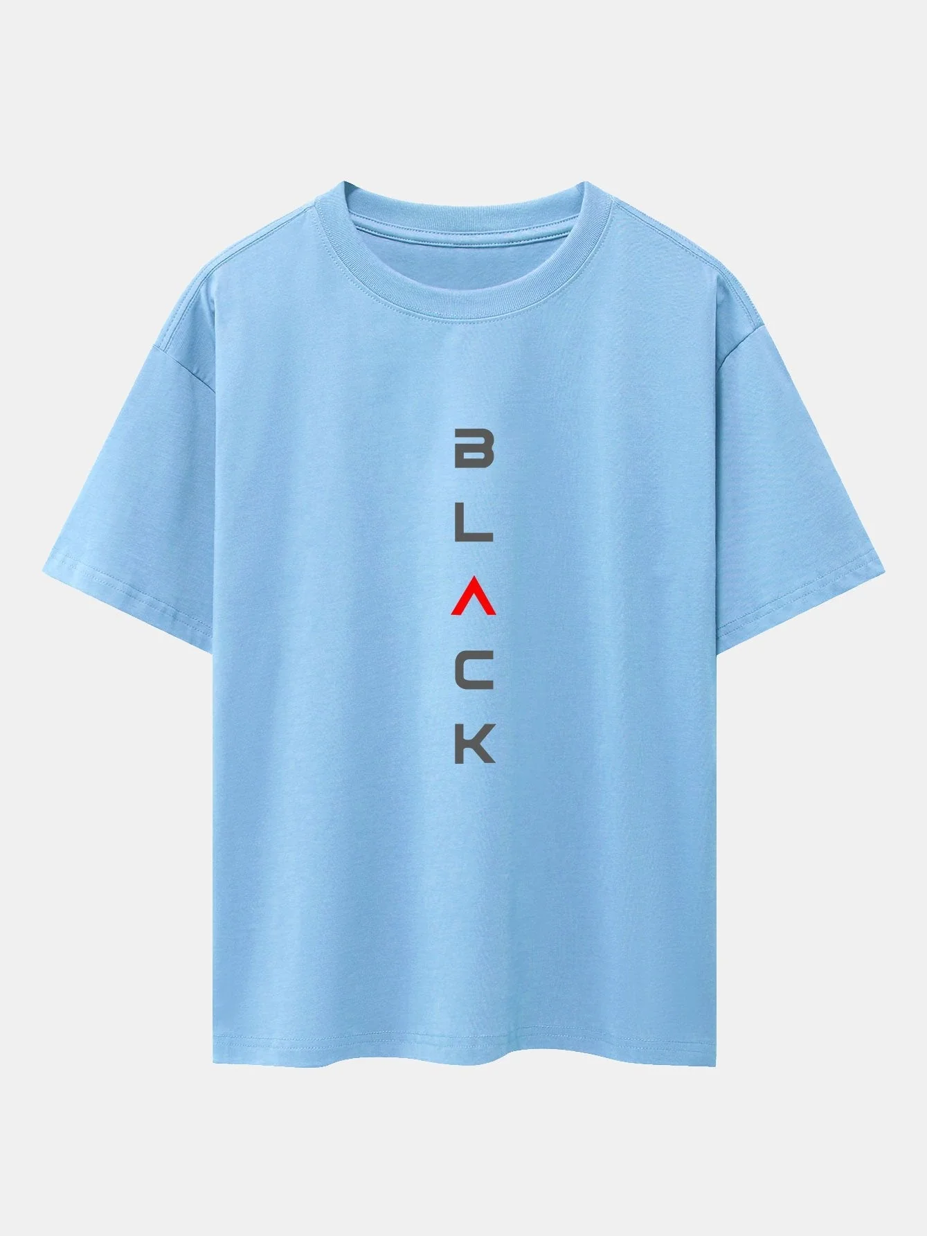 Tadeo® | Black Print Drop Shoulder Oversize T-Shirt - Image 14
