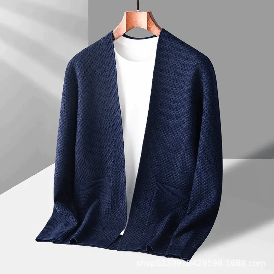 Tadeo | Mathieu Jacquard Pattern Cardigan - Image 5
