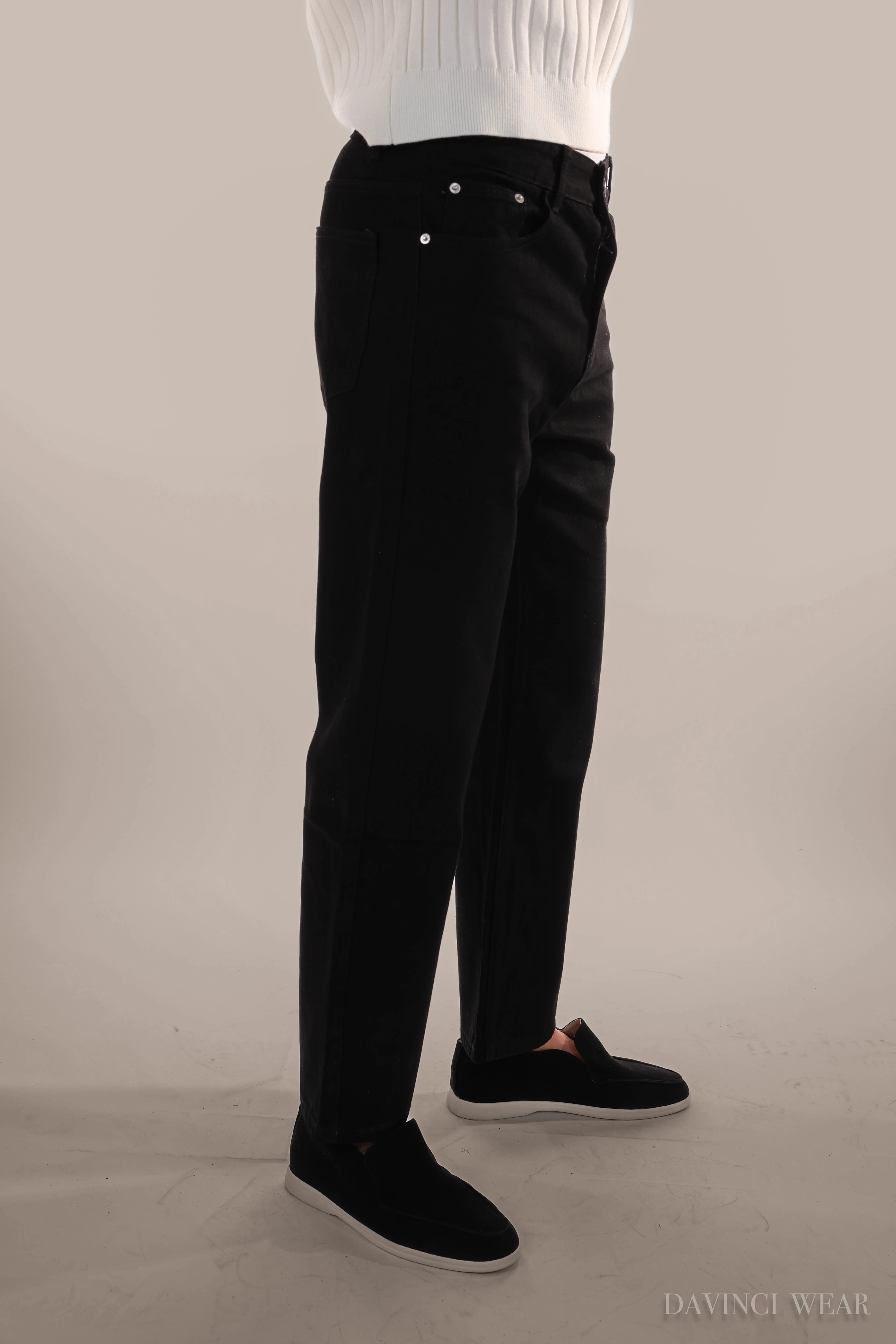 Tadgh® | Jeans Trousers Black - Image 3