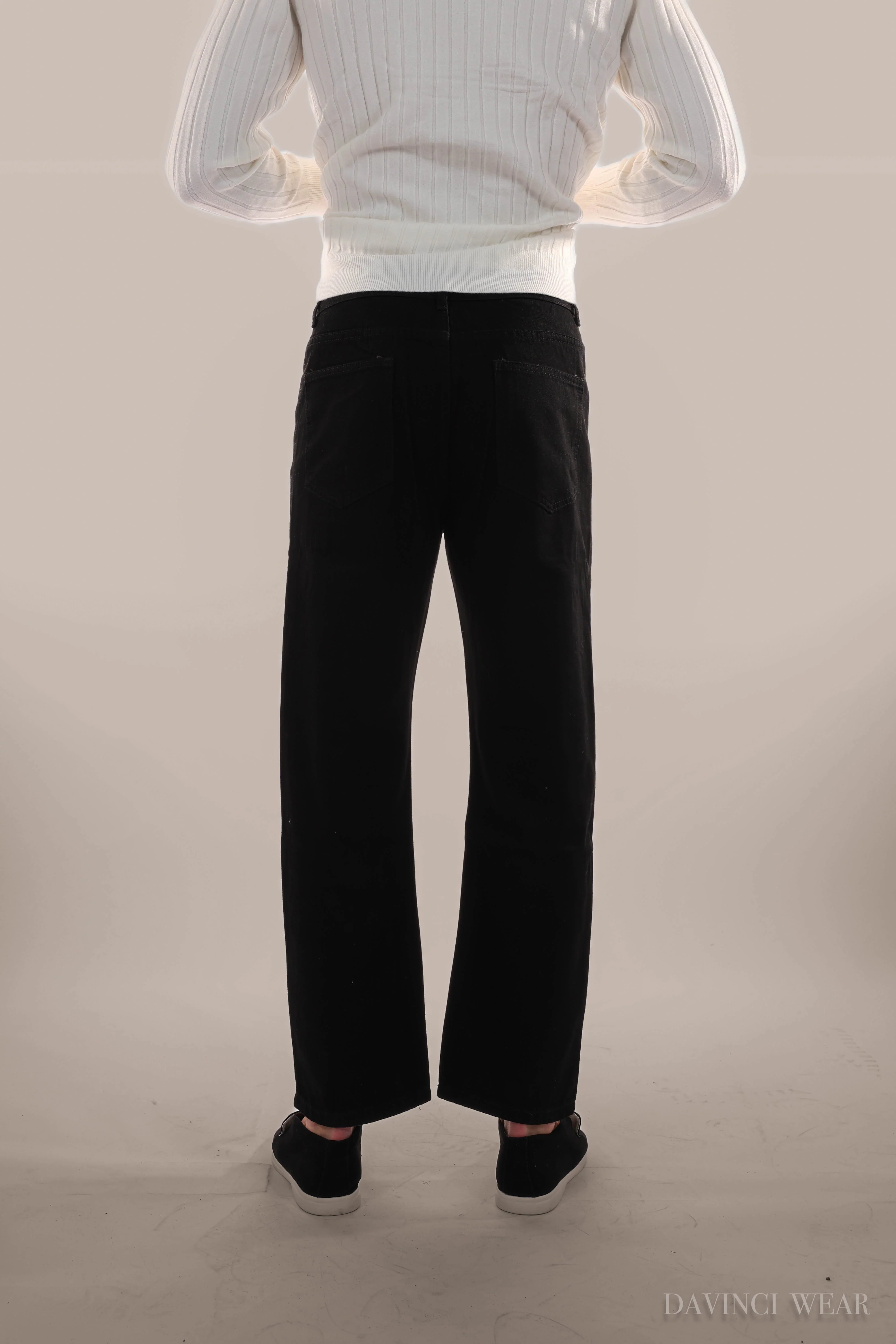 Tadgh® | Jeans Trousers Black - Image 4