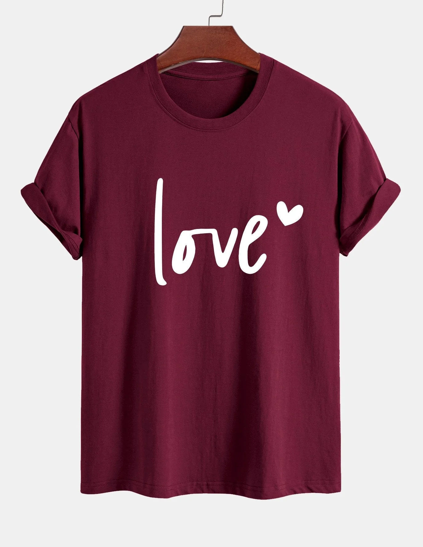 Tarsicio® | Love Print Cotton T-Shirt - Image 11