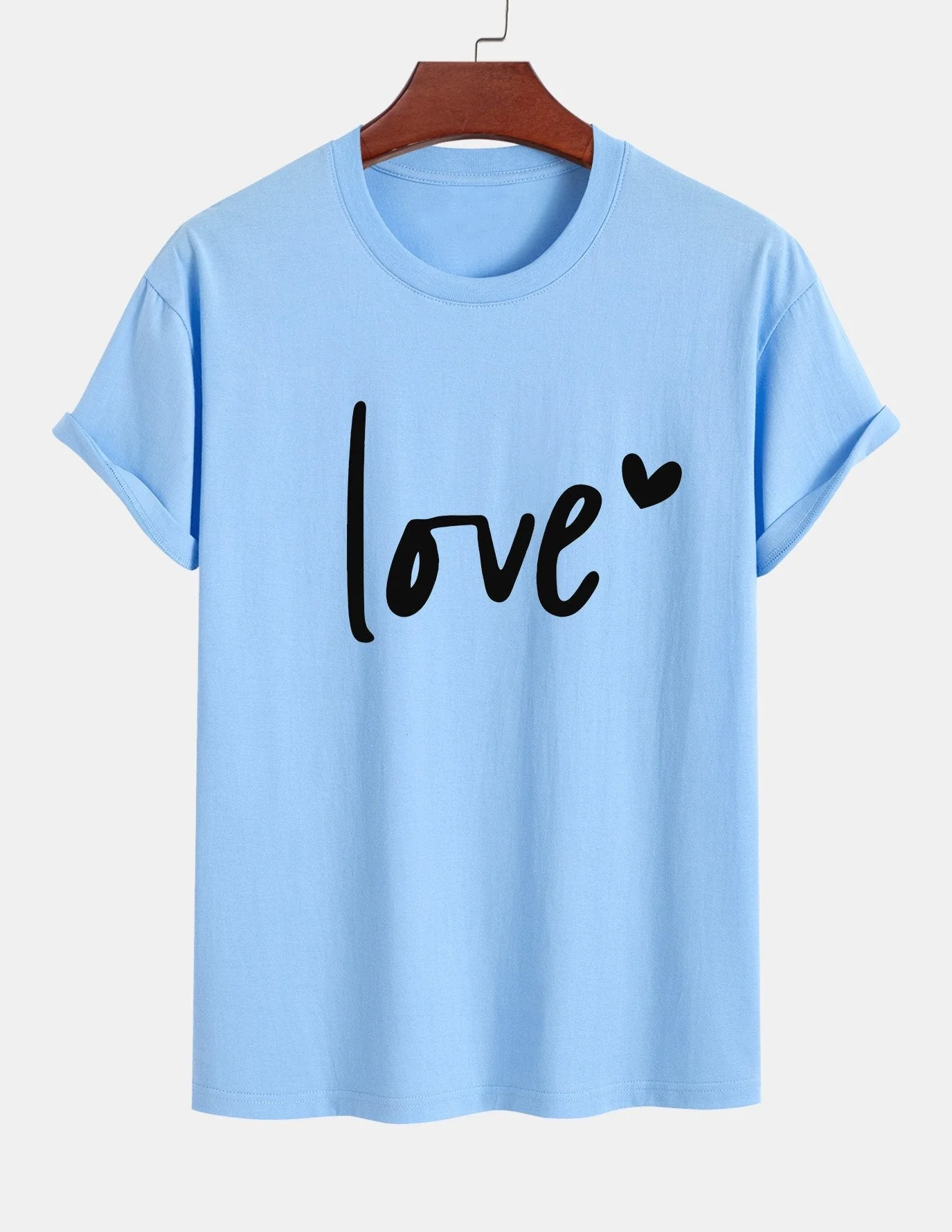 Tarsicio® | Love Print Cotton T-Shirt - Image 15