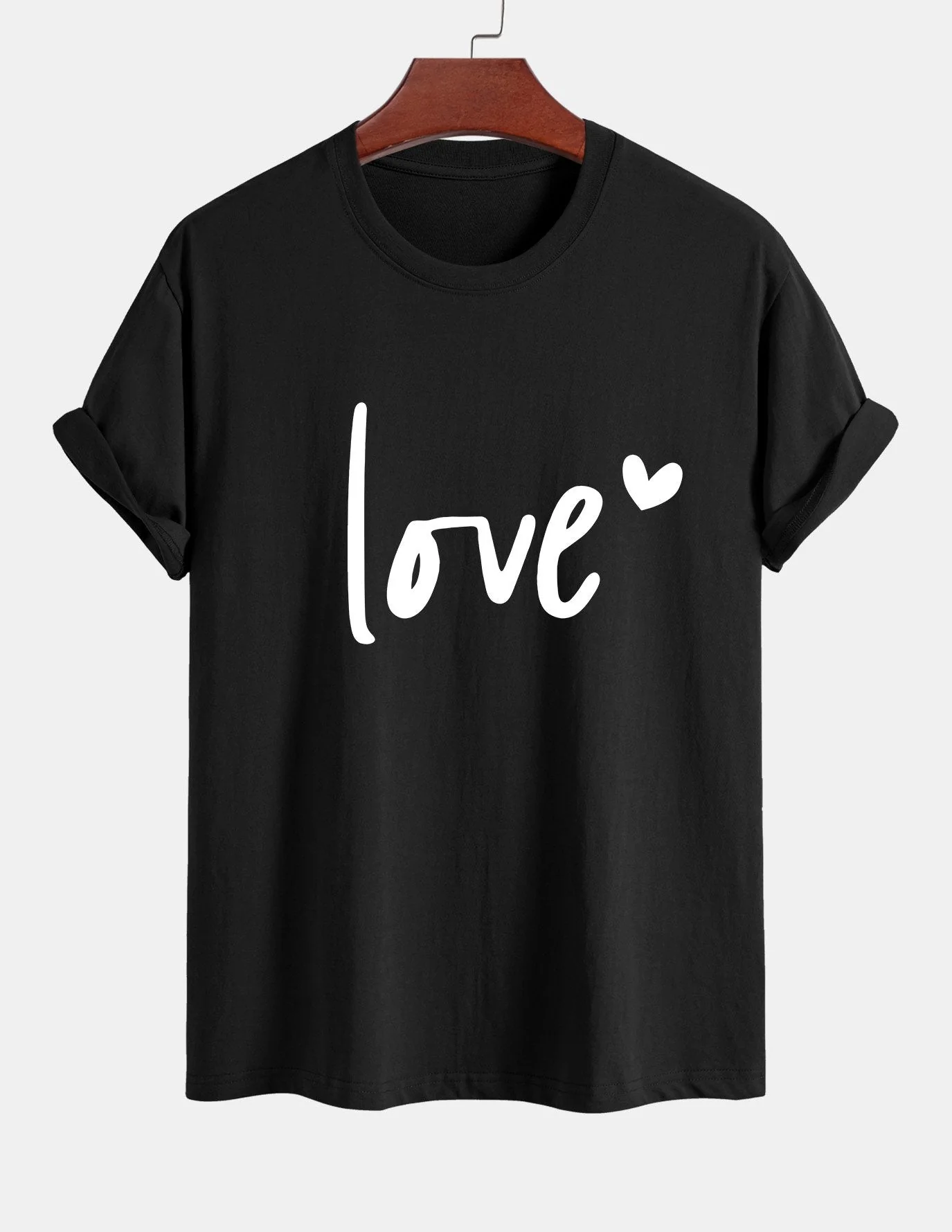 Tarsicio® | Love Print Cotton T-Shirt - Image 2