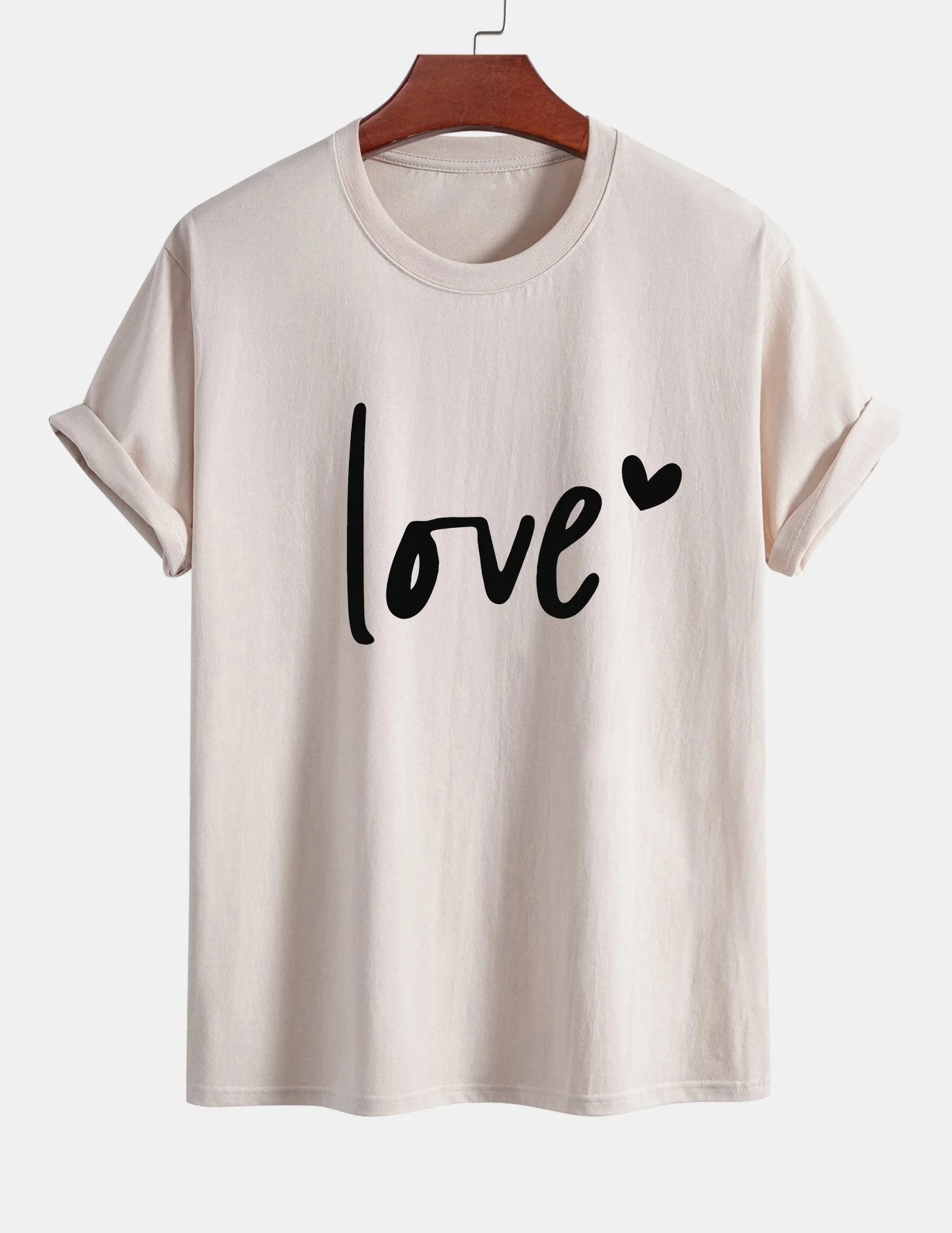 Tarsicio® | Love Print Cotton T-Shirt - Image 5