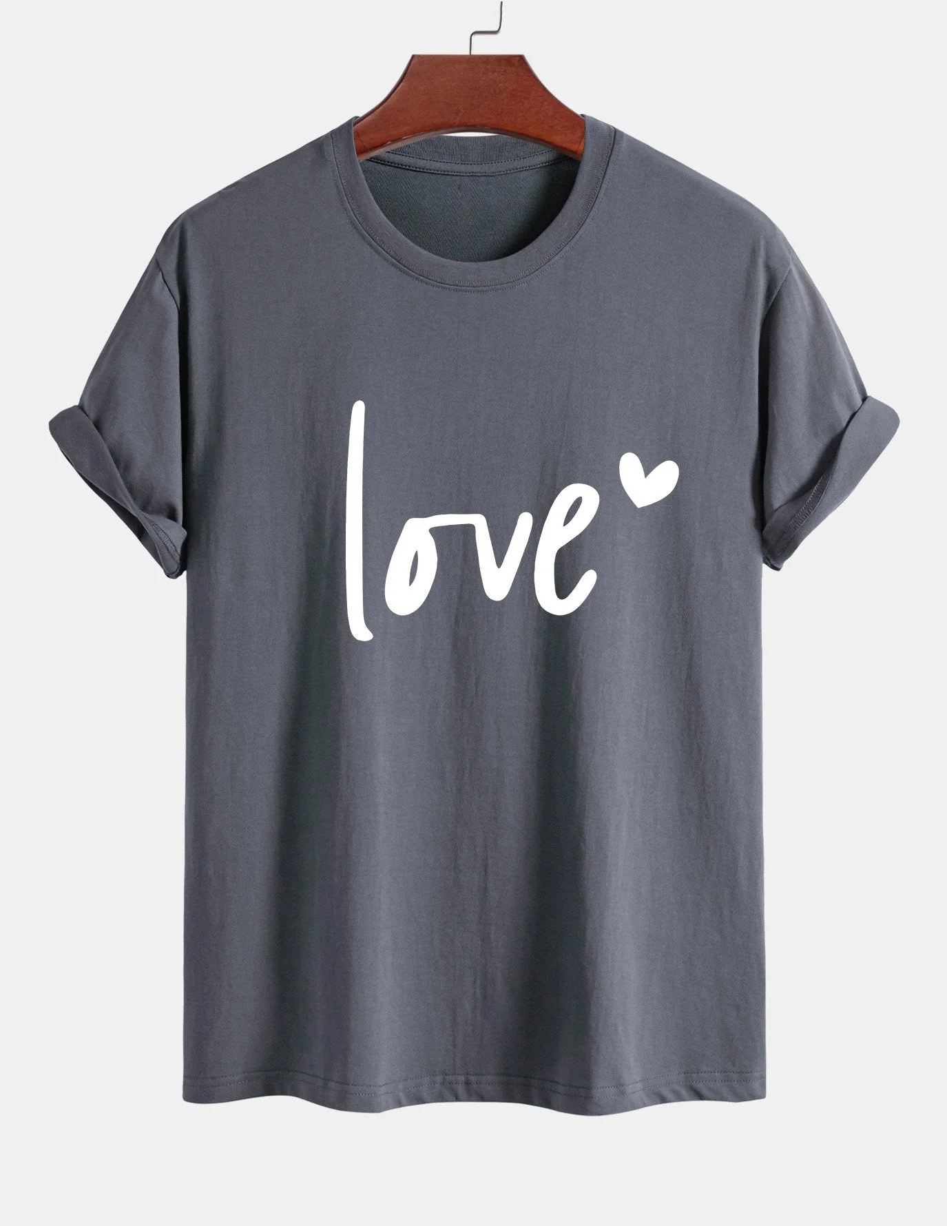 Tarsicio® | Love Print Cotton T-Shirt - Image 9