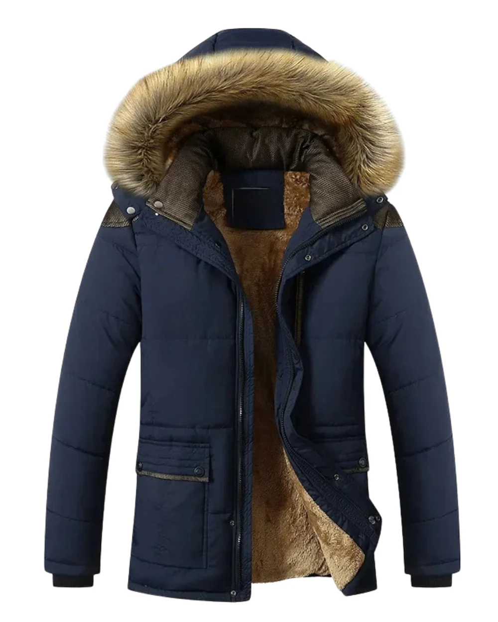 Tatum | Elegant Padded Fleece Winter Jacket - Image 4
