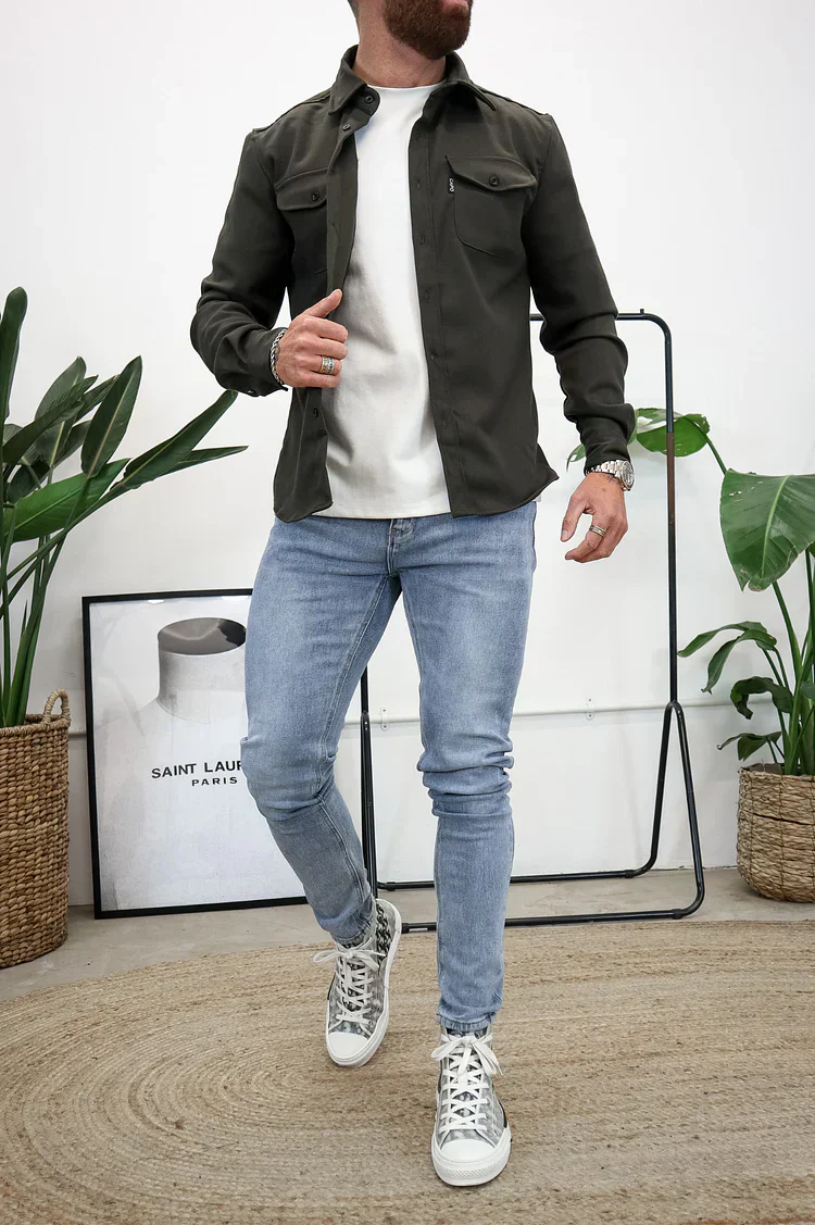 Taylor® | Shirt jacket with button closure - Image 4