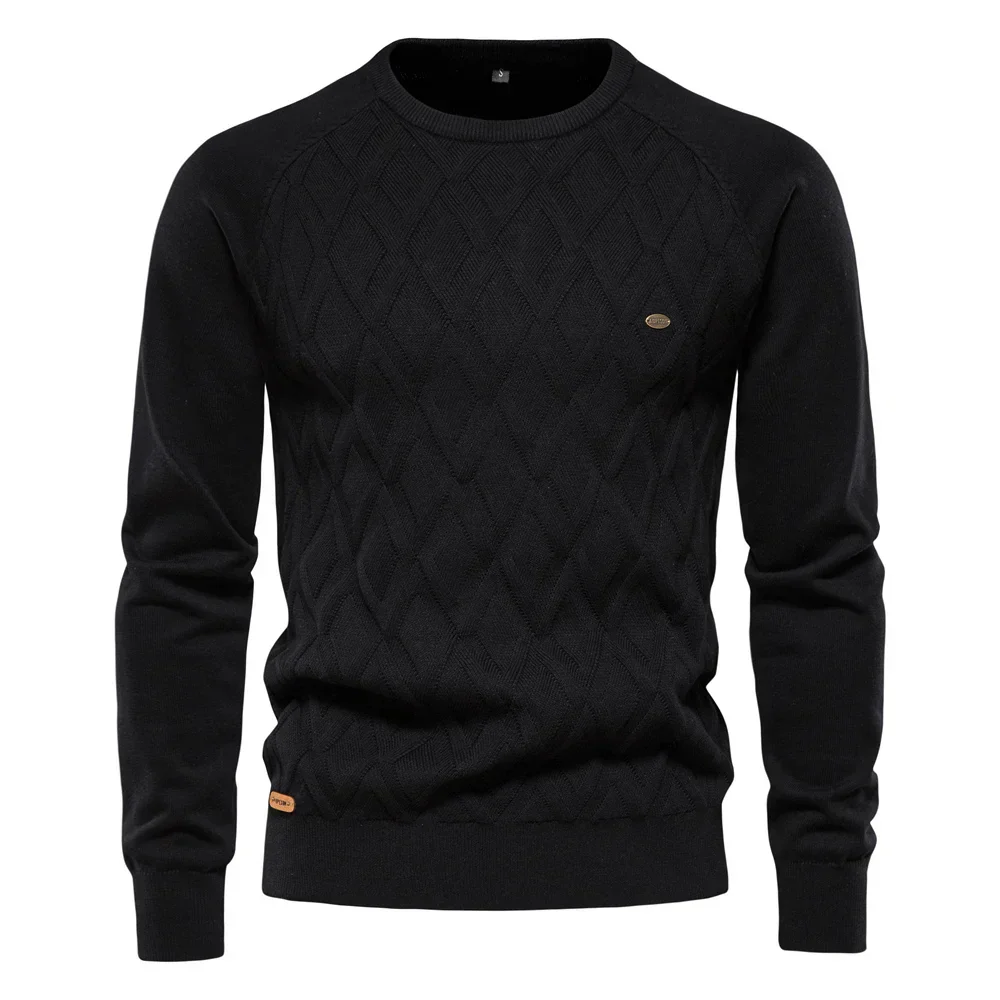 Telemachus® | Men'S Checked Pattern Sweater - Image 6