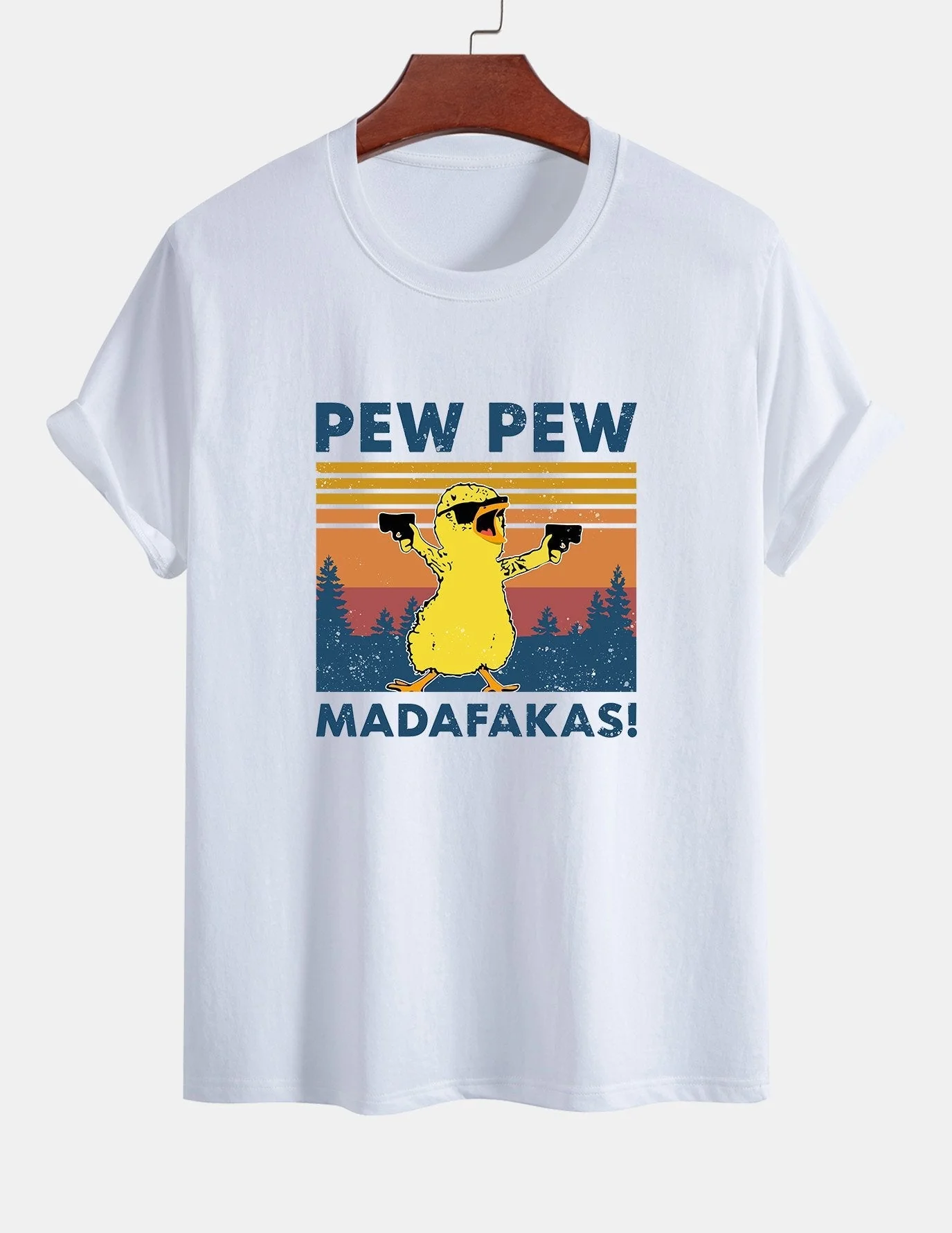 Telémaco® | Duck Print Cotton T-Shirt - Image 2