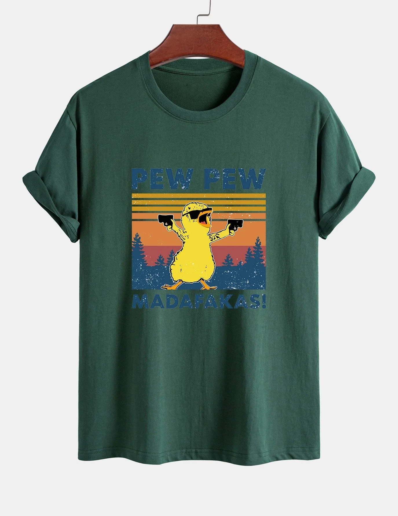 Telémaco® | Duck Print Cotton T-Shirt - Image 8