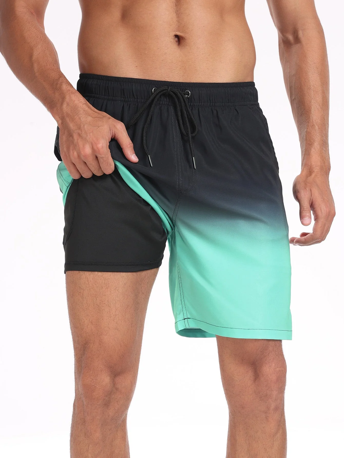 Teodoro® | 2 In 1 Drawstring Beach Swim Shorts With Pocket - Image 19