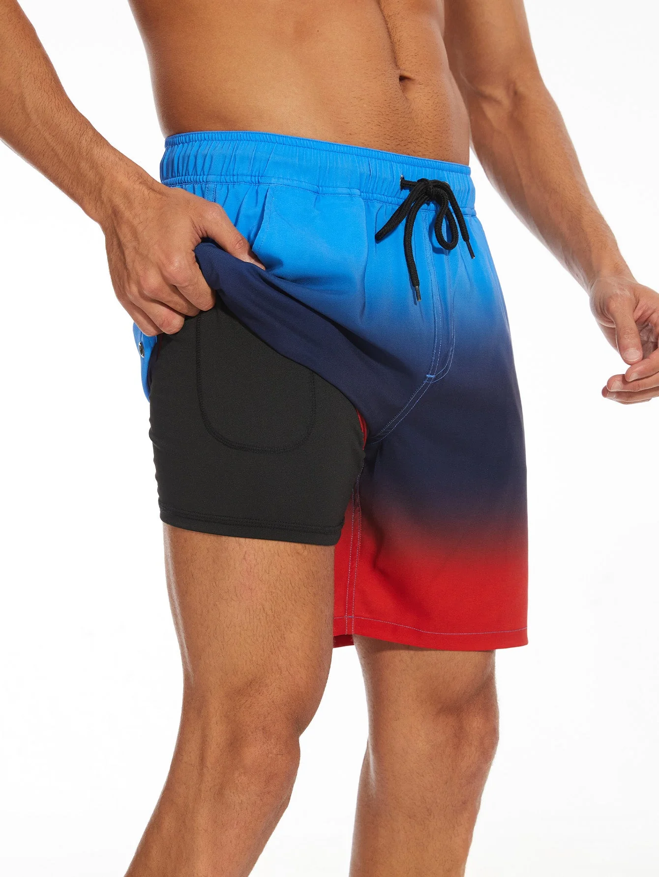 Teodoro® | 2 In 1 Drawstring Beach Swim Shorts With Pocket - Image 6