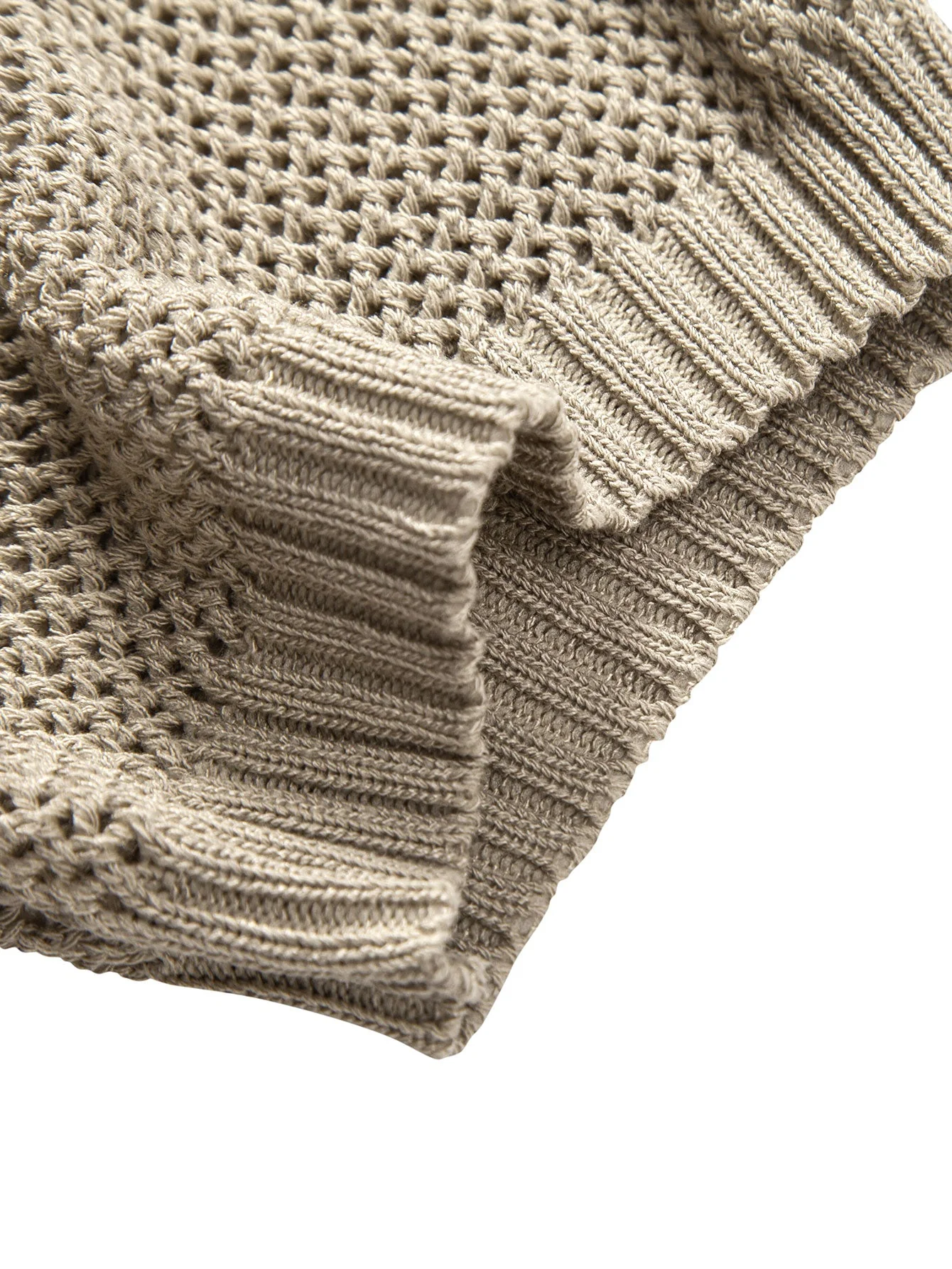 Teodoro® | Eyelet Zip Up Knit Polo Shirt - Image 14