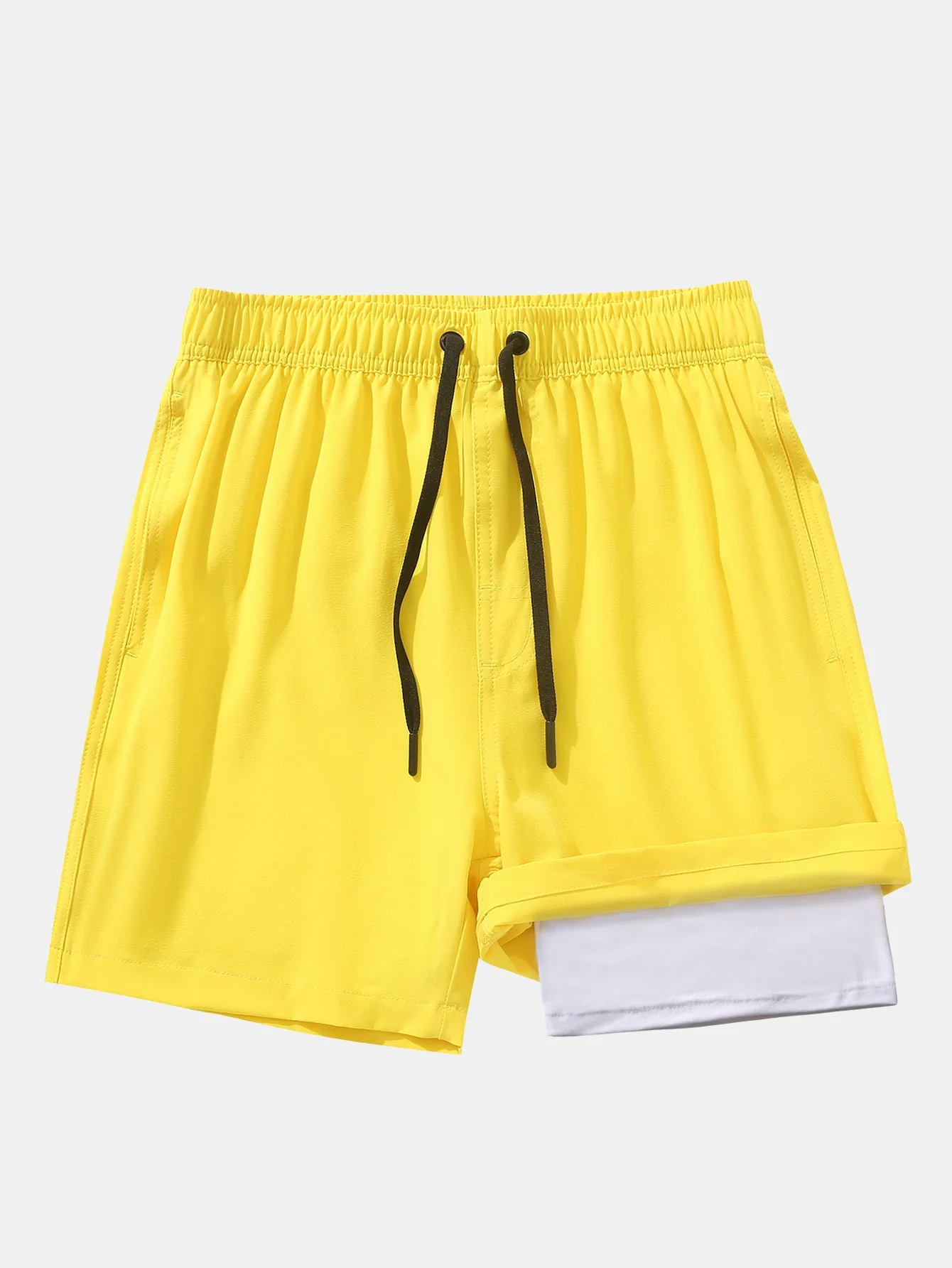 Teófilo® | 2 In 1 Drawstring Pocket Quick Dry Swim Shorts - Image 22