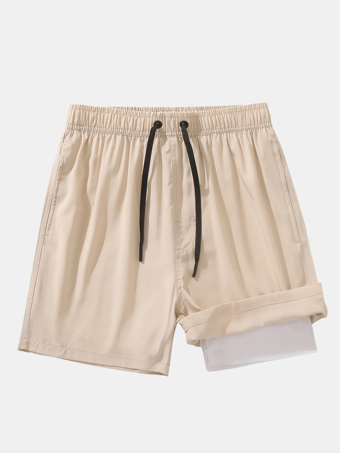 Teófilo® | 2 In 1 Drawstring Pocket Quick Dry Swim Shorts - Image 24