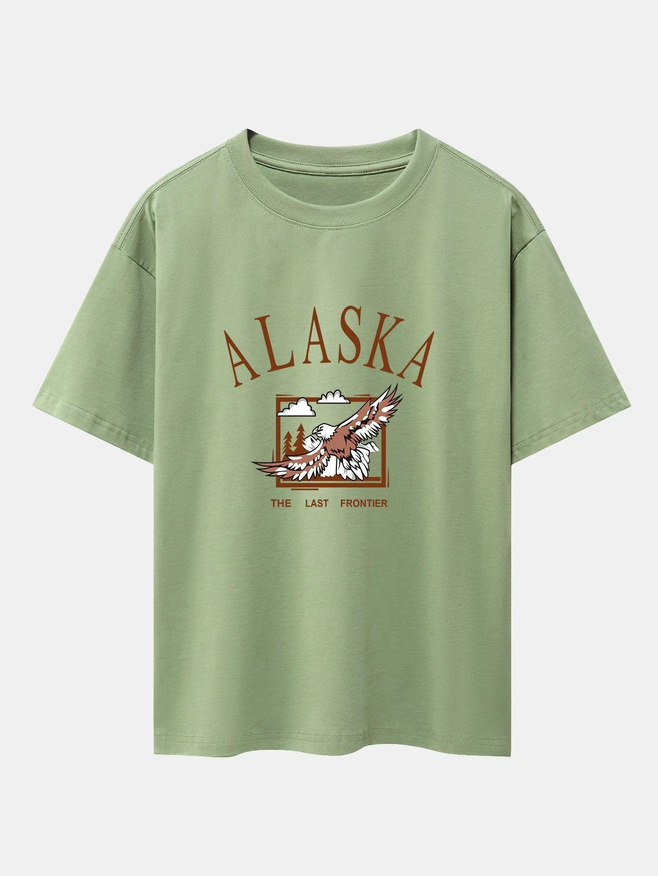 Teófimo® | Eagle Print Heavy Weight Oversize T-Shirt - Image 2