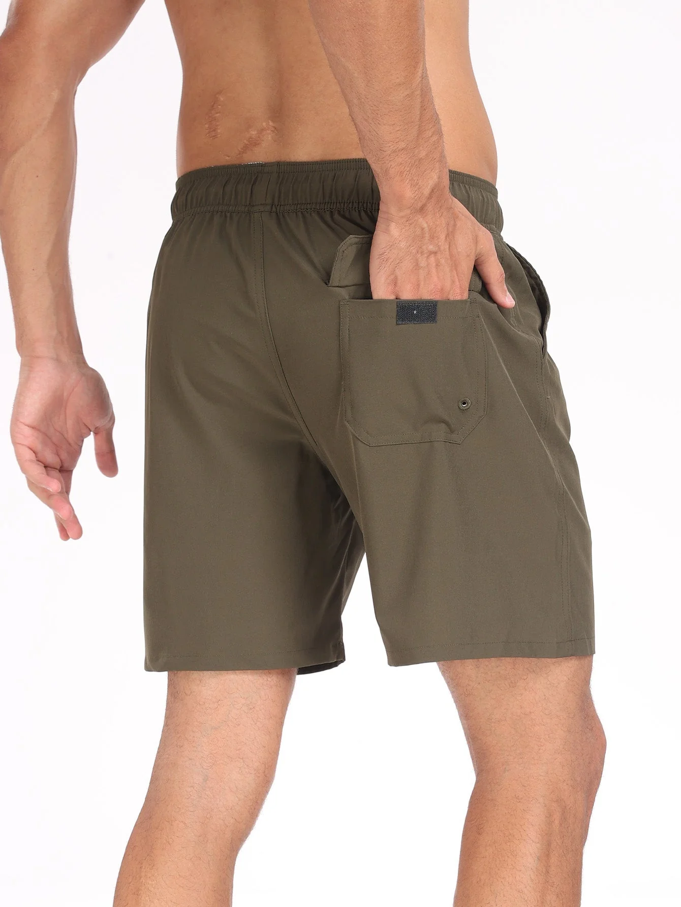 Terence® | Solid Color Drawstring Swim Shorts - Image 19