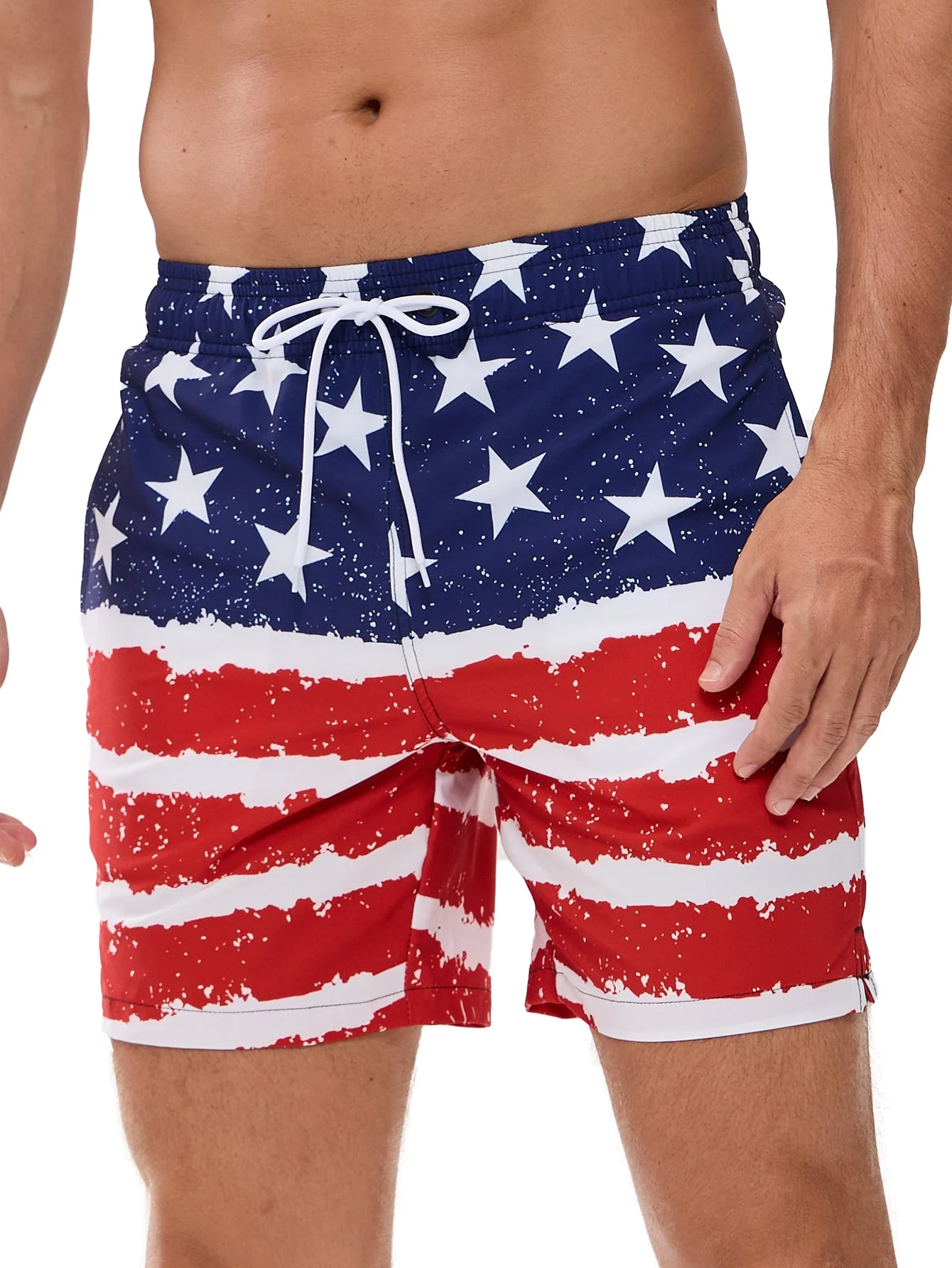 Terry® | Stars And Stripes Print Swim Shorts - Image 2