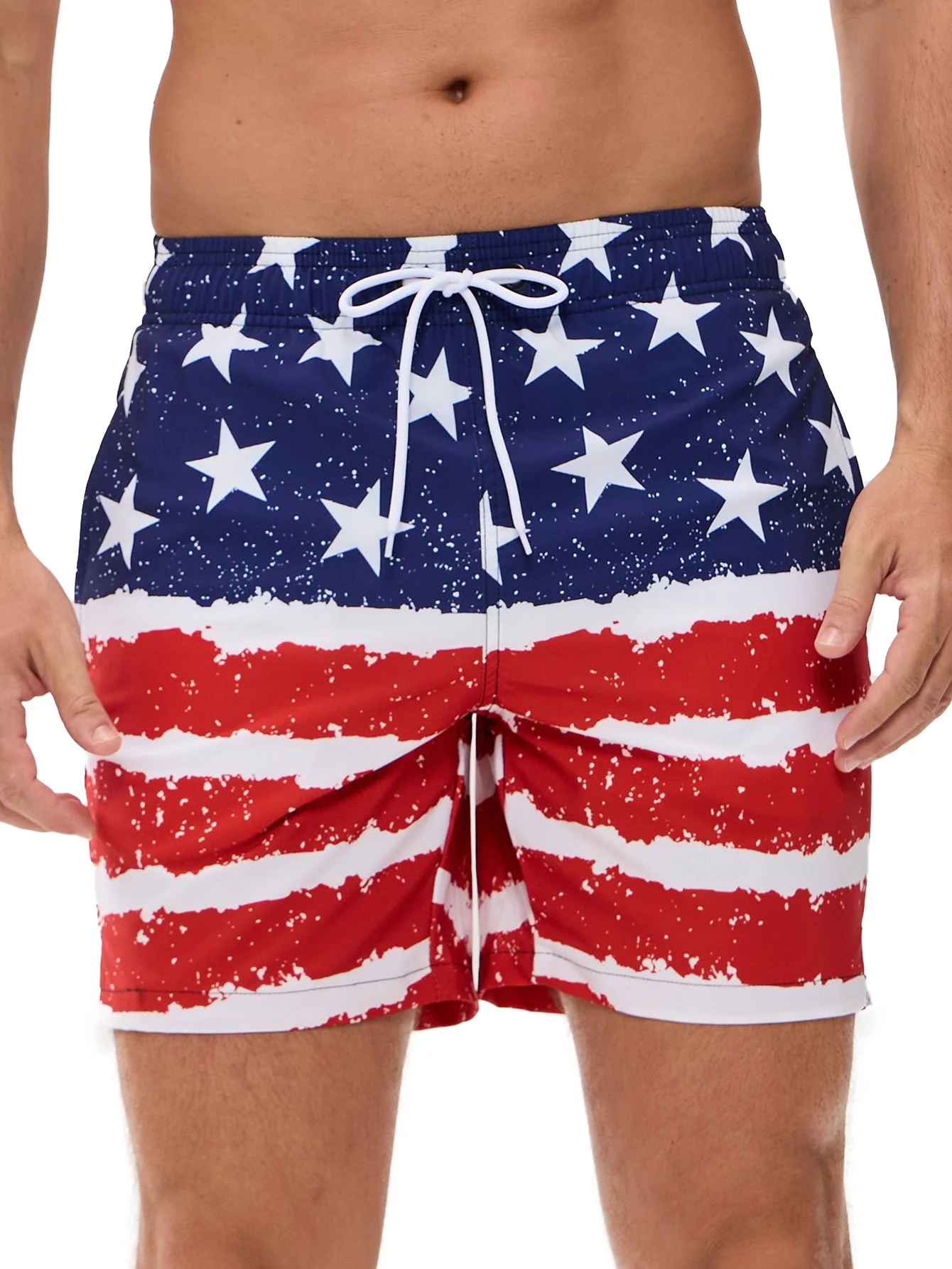 Terry® | Stars And Stripes Print Swim Shorts - Image 3