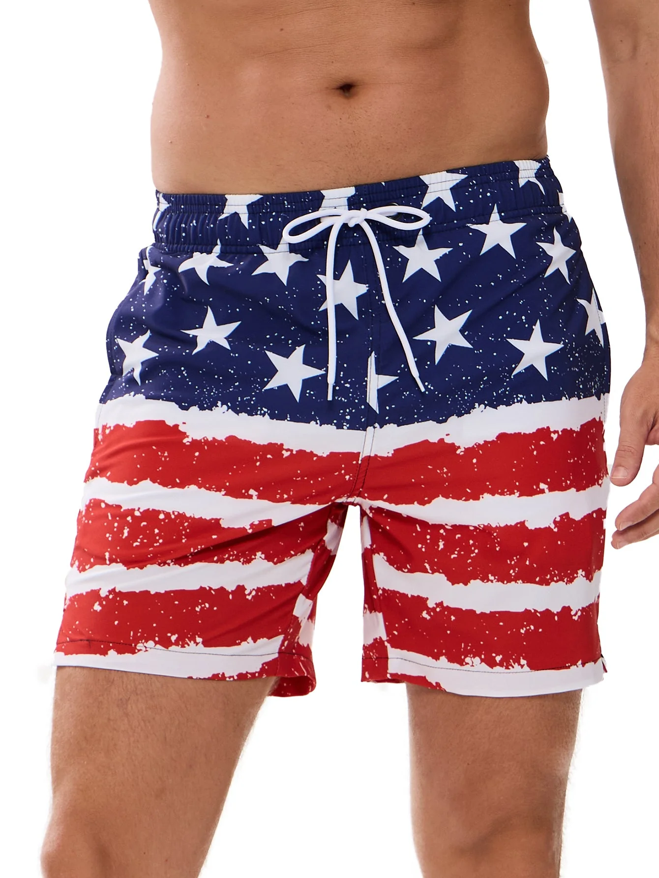 Terry® | Stars And Stripes Print Swim Shorts - Image 4