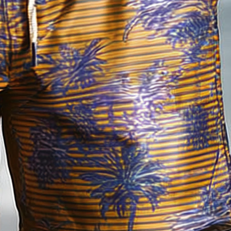 Terry | Men'S Summer Fashion Printed Satin Casual Shorts - Image 4