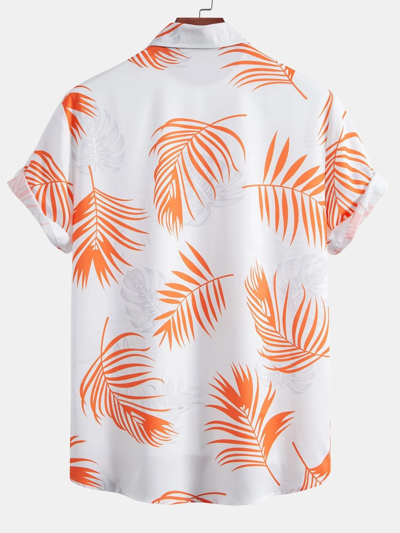 Tertuliano® | Leaf Print Button Up Shirt - Image 2