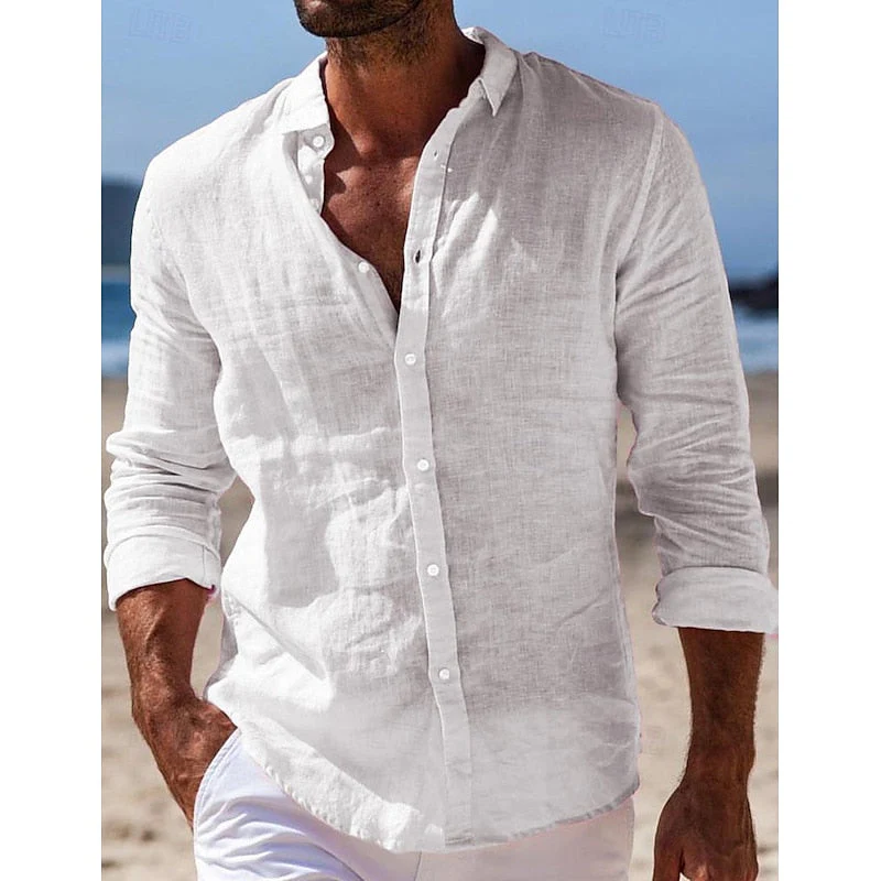Thane | Casual Linen Shirt - Image 2